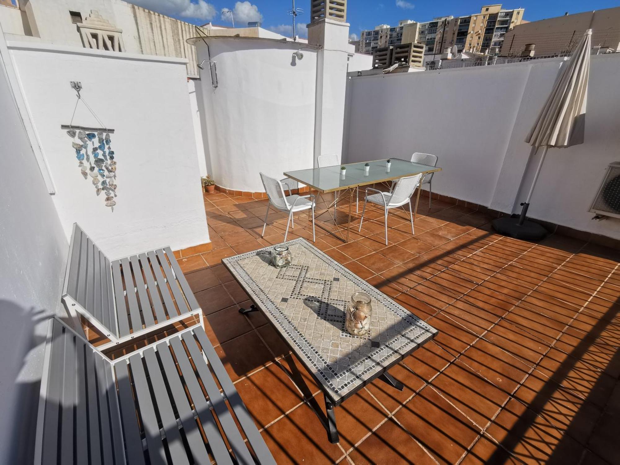 Ferienwohnung Atico Con Vistas Centro Historico / Terraza 40 M Málaga Exterior foto