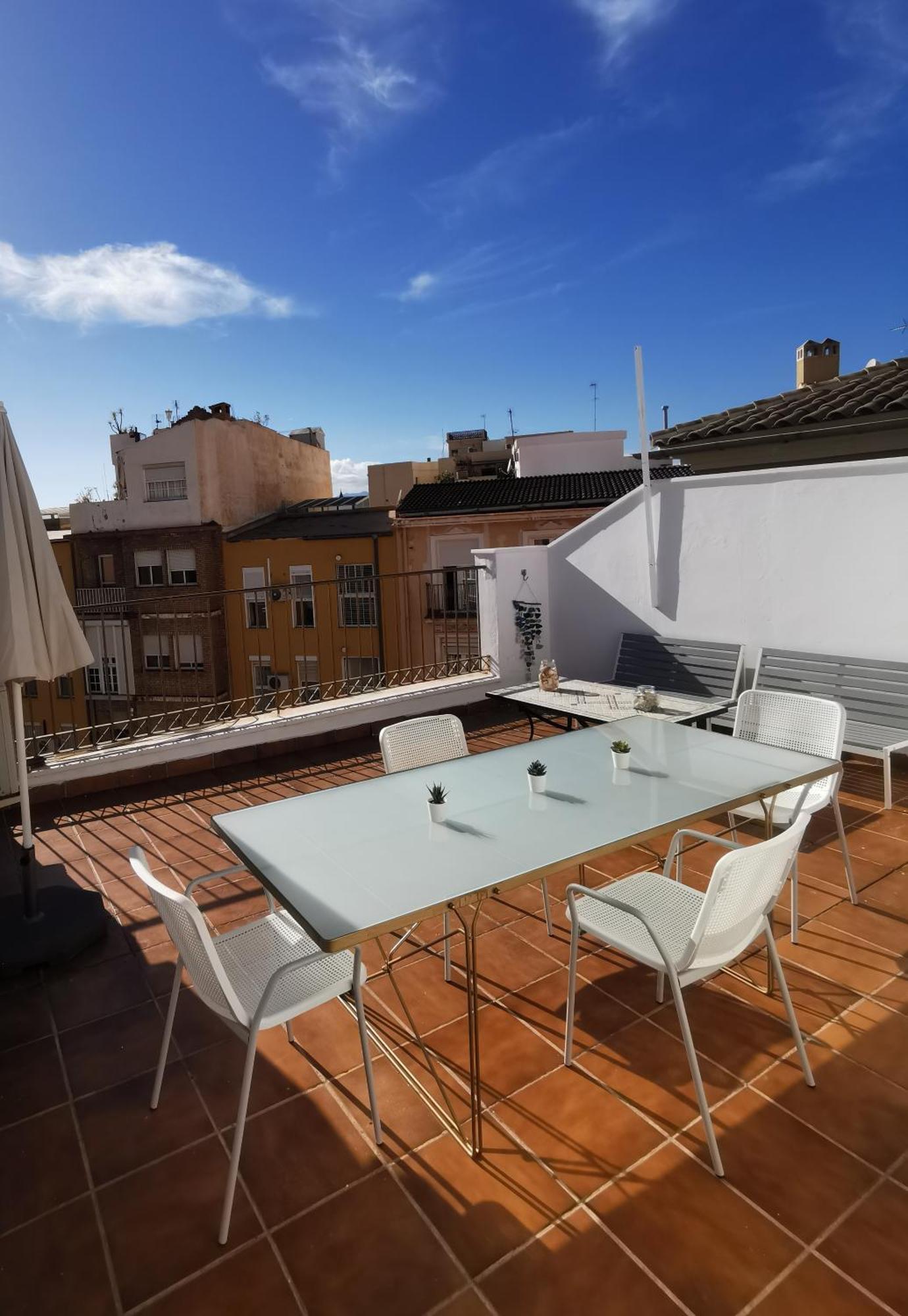 Ferienwohnung Atico Con Vistas Centro Historico / Terraza 40 M Málaga Exterior foto