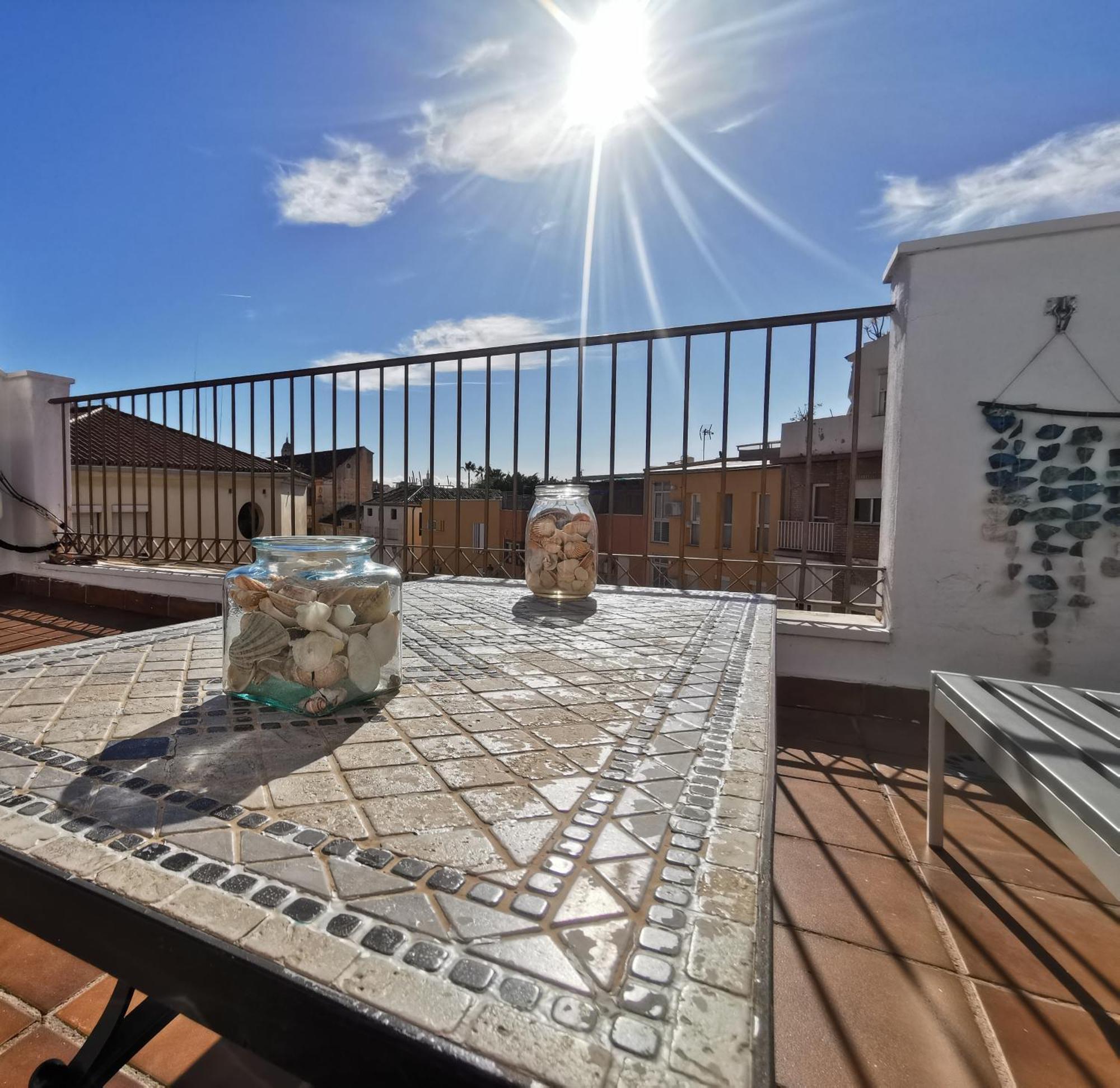 Ferienwohnung Atico Con Vistas Centro Historico / Terraza 40 M Málaga Exterior foto